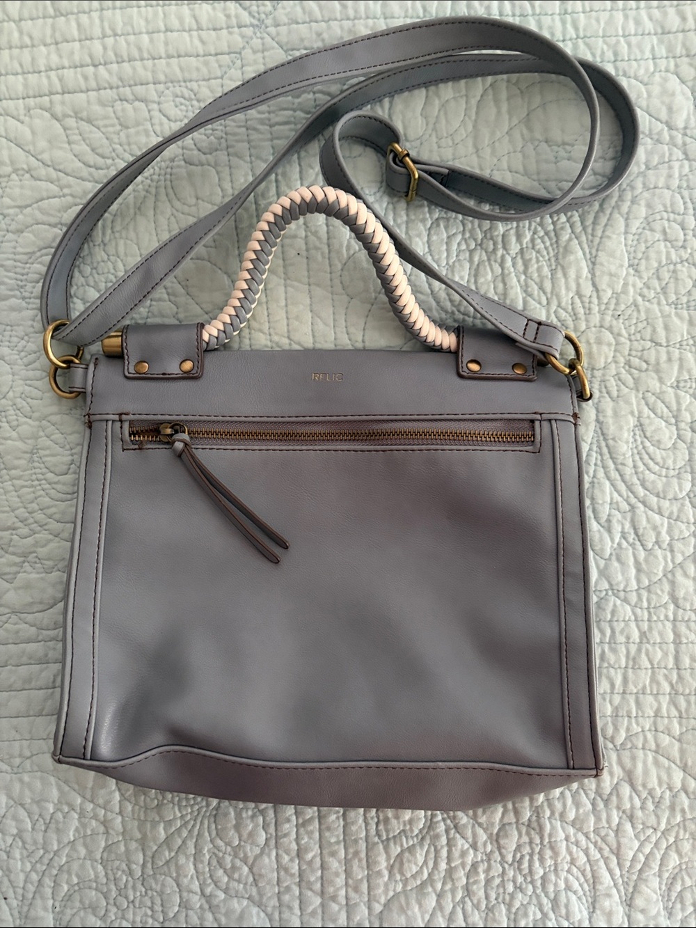 Relic by Fossil Crossbody Bag with Woven Handle